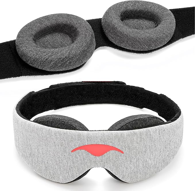 Manta Sleep Pro Sleeper Bundle - Manta Sleep Mask + Manta Pro Sleep Mask - 100% Total Blackout, Fully Adjustable, Zero Eye Pressure Eye Mask for Sleeping, Travels and Nap