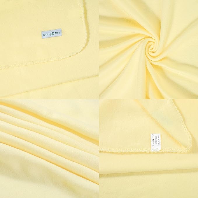 Special SG Glory Fleece Throw Blankets Bulk Fleece Blankets Solid Wholesale Lightweight Warm Soft for Pet Bed Sofa Couch Office Wedding Gifts Travel Seasons Assorted #9 50x60 Inches Pack of 6