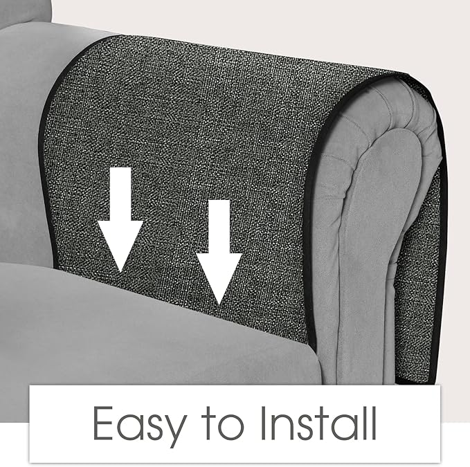 Joywell Remote Control Caddy for Chair Arm Couch Armrest Organizer Non Slip Sofa Armchair Caddie with 6 Pocket Storage for Magazine, Tablet, Phone, iPad, Dark Grey