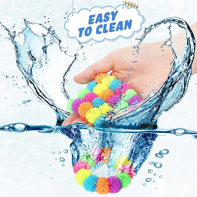 24 Pcs Spiky Sensory Bracelet Anxiety Sensory Toys Fidget Toy Stress Relief Spiky Rings Rainbow No Latex Flexible Stretchy Wearable Sensory Toy Bracelet for Adults Kids Children