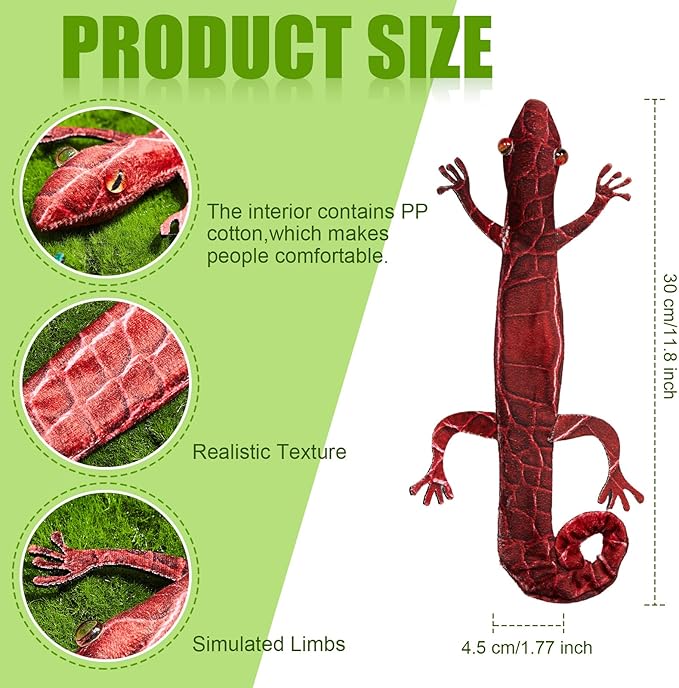 Chivao 10 Pieces Assorted Slap Bracelet Lizard Snap Bracelet Sequin Animal Slap Bracelets Cool Halloween Snap Bracelets for Easter Halloween Party Favors