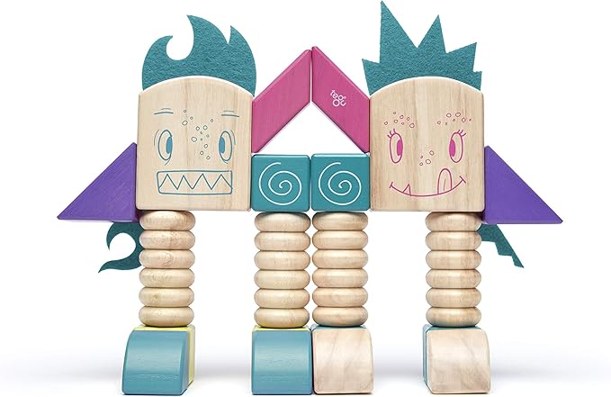 Tegu Beans & Tumtum Magnetic Wooden Block Set
