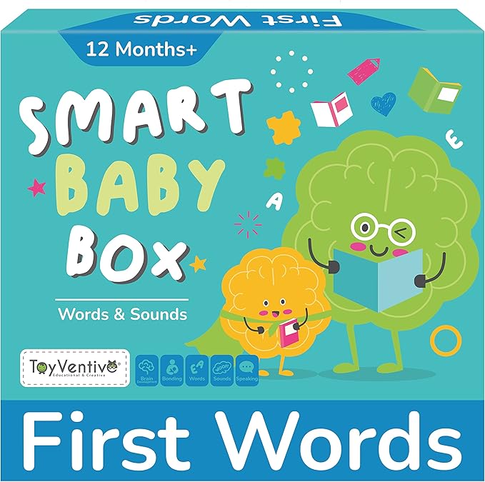 Toddler Learning Activities & Games,Board Books,Flash Cards,and Toys for Infant, 1,2 Year Old Boy & Birthday Gifts for Boys & Toddlers Aged 6,8,12,15,18+,24 Month Old and 1+,1-2,1-3 yr olds