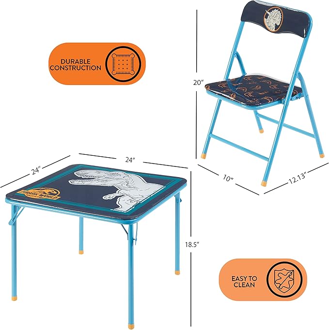 Jurassic World 3 Pc Table And Chair Set