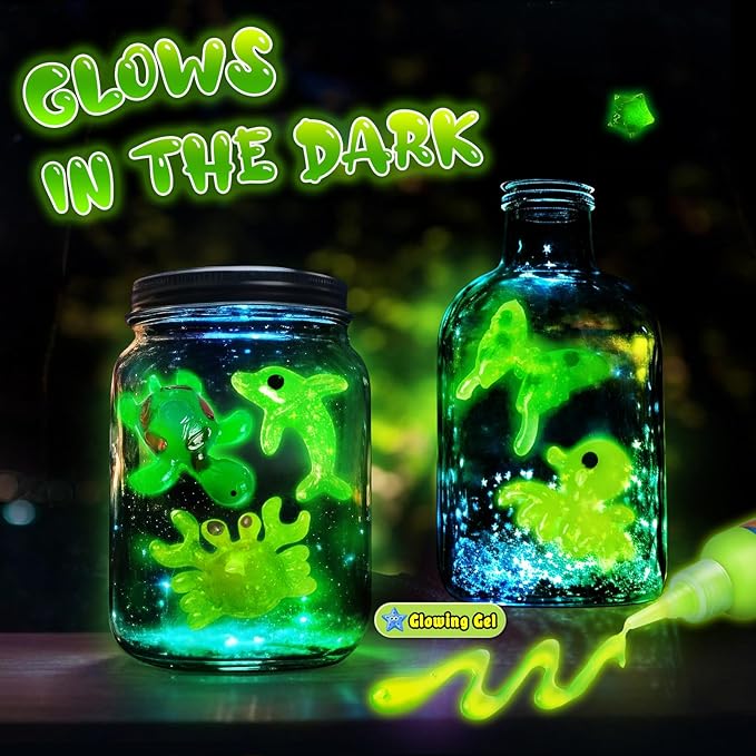 Kacwsoay 12 Colors Water DIY Gel Fairy Making Kit, Water Auqa Makes Spirites Elf, DIY Gel Toys, Handmade Soft Figures Crafts Gift for Boys and Girls Birthday Christmas