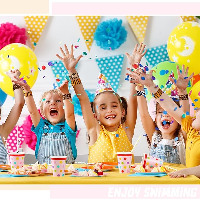 25 Pieces Animal Print Wristband Wild Animal Slap Bracelets Assorted Safari Print Slap Bracelet Deer Leopard Tiger Slap Bracelet for Kids Boys Girls Animal Themed Birthday Party Favors