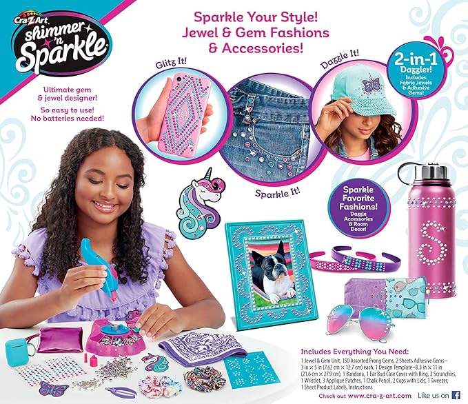 Cra-Z-Art Shimmer ’n Sparkle Jewel & Gem Dazzling Designer