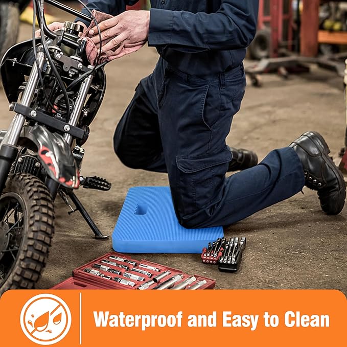 Gardzen Garden Kneeling Pad - for Gardening, Baby Bath, Yoga, Pilates, Exercise, Blue