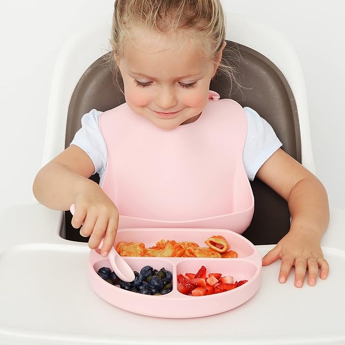 PrimaStella Silicone Chew Spoon Set for Babies and Toddlers | Safety Tested | BPA Free | Microwave, Dishwasher and Freezer Safe (Summer Rainbow Chew Spoon)