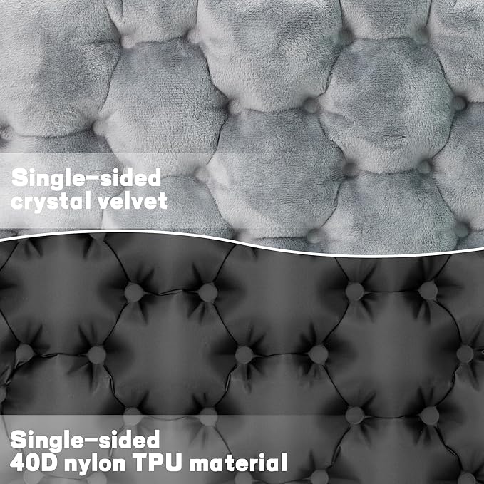 ONTYZZ Inflatable Seat Cushion Lightweight Stadium Seat Pad Travel Air Seat Cushion for Hiking Office Airplane Stadium Car