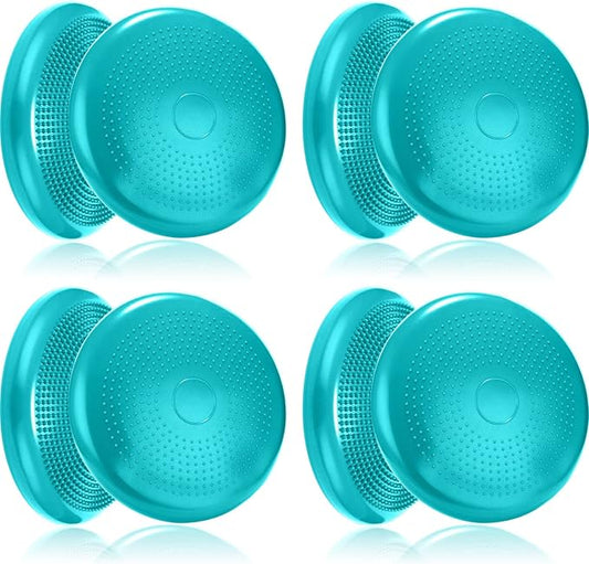 Jerify 4 Pcs Wiggle Seat Flexible Inflated Wobble Cushion Stability Balance Pad Balance Disc Sensory Seat for Men Women Fitness Physical Exercise Improving Posture Home Office