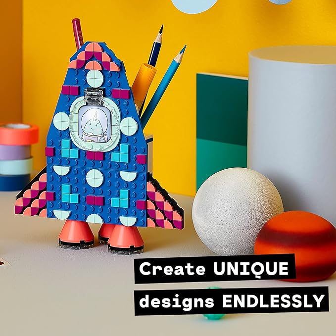 LEGO DOTS Pencil Holder 41936 DIY Craft Decoration Kit; Makes a Great Creative Gift for Kids; New 2021 (321 Pieces)