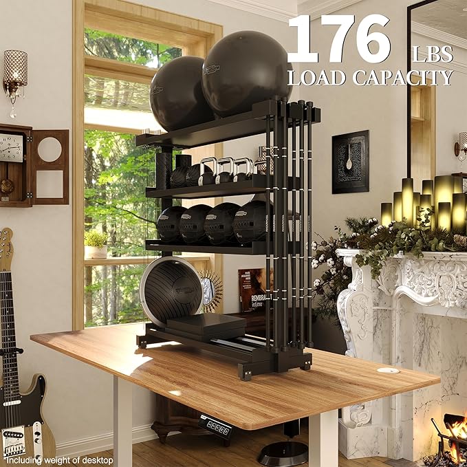 Monomi Electric Standing Desk 55 inch, Height Adjustable Sit Stand Desk for Home Office, Computer PC Gaming Desk, Study Writing Workstation with Memory Preset, Natural （Two Pieces of Desktop）