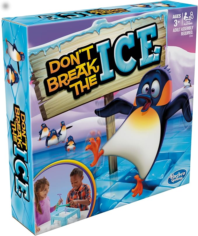 Hasbro Gaming Don't Break The Ice Preschool Game, Board Games for Kids Ages 3 and Up