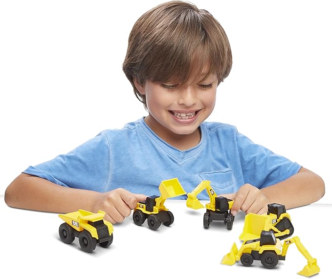 Cat Construction Little Machines 5 Pack - Great Cake Toppers