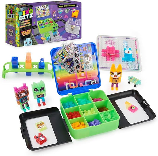 Exclusive Neon Studio with 600 Water Fuse Beads, Decos and Accessories, Makes 3D Creations with No Heat, Arts and Crafts Kids Toys