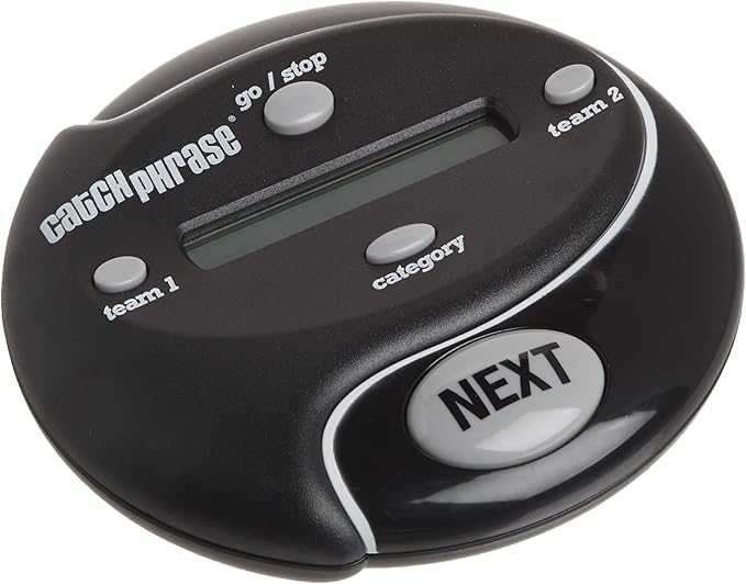 Hasbro Gaming Catch Phrase Electronic Game | Fun Active Handheld Party Games for Adults, Teens, and Kids | Ages 12+ | 4 or More Players, 2 Teams | Portable Family Travel Games