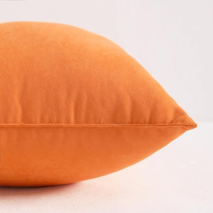 NTBAY Tiny Pillows, Down Alternative 7"x11" Microfiber Mini Pillow for Travel, Pets, Soft Machine Washable Small Pillows for Neck, Wrist, Lumbar and Knee, Orange