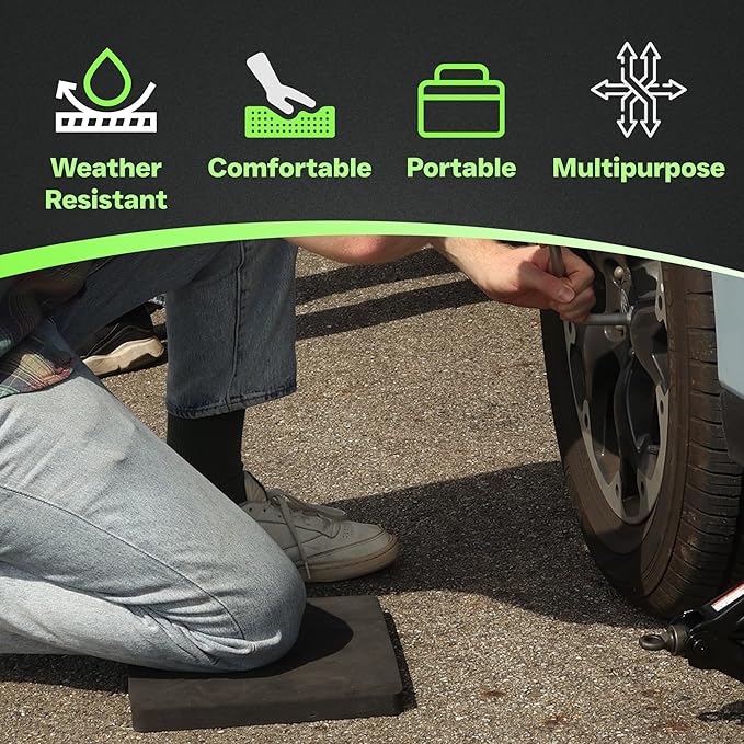 XCEL Stadium Seat Cushion (4 Pack), Multi-Use Kneeling Pads, Thick Bleacher Cushion Stadium Seats for Sports Larger Than Others, Outdoor Seating, Garage, Yoga Water Resistant and Soft (14" x 12" x 1")