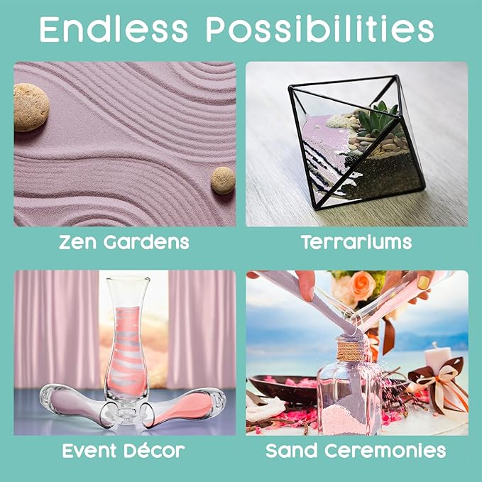 Lapis Unity Sand, 1 LB (16 oz), Colored Sand for Weddings, Vase Filler, Home Décor, Craft Sand, Aquarium Sand, and More