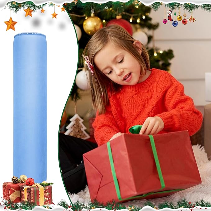 EULANT Inflatable Body Pillow for Adults,47inch Inflatable Travel Body Pillow for Sleep Long Hug Pillow Bolster Pillow for Sleeping,Back(Blue)