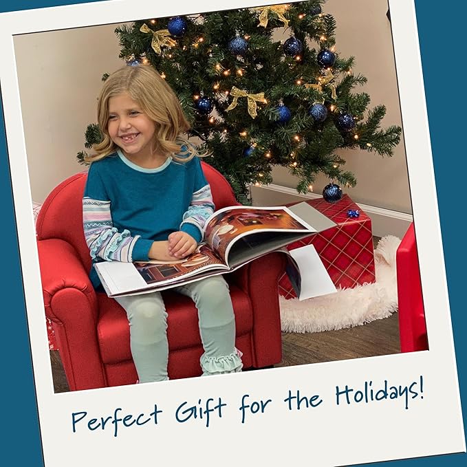 Children's Factory As We Grow Toddler Sofa, Flexible Seating for Daycare or Preschool, Kids Reading Couch, Playroom Furniture, Red