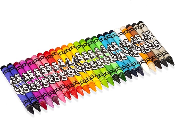 Cra-Z-Art 24ct Crayons Pack, Perfect Back to School Essential, Art Supplies for Coloring Fun, Ages 3 and Up