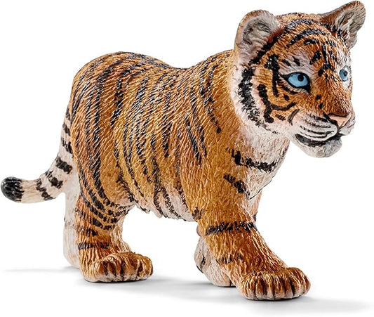 Schleich Wild Life, Animal Figurine, Animal Toys for Boys and Girls 3-8 years old, Tiger Cub, Ages 3+