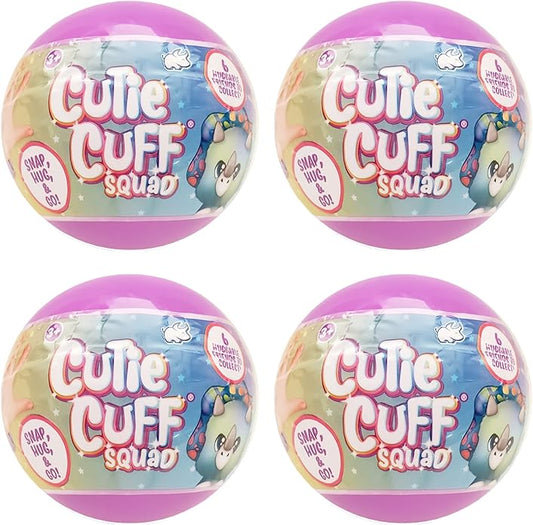Bulls i Toy Cutie Cuff Squad Slap Bands - Lot of 4 Blind Capsules