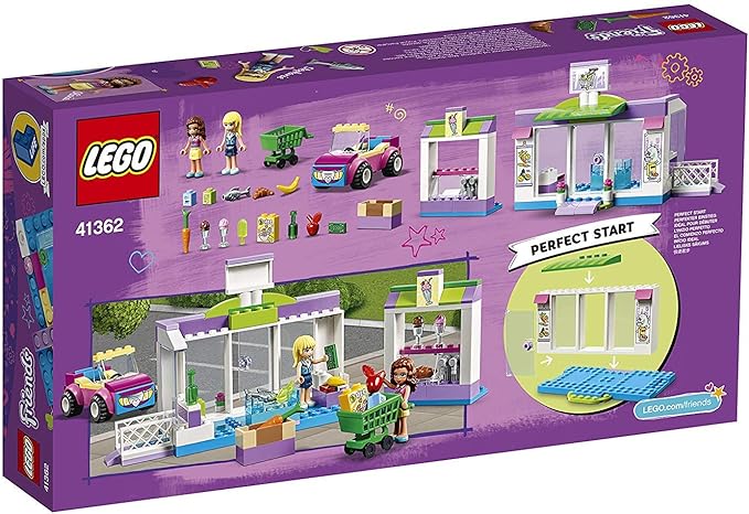 LEGO® -Friends Heartlake City Supermarket Toy for Girls and Boys from 4 Years and Older, 140 Pieces 41362
