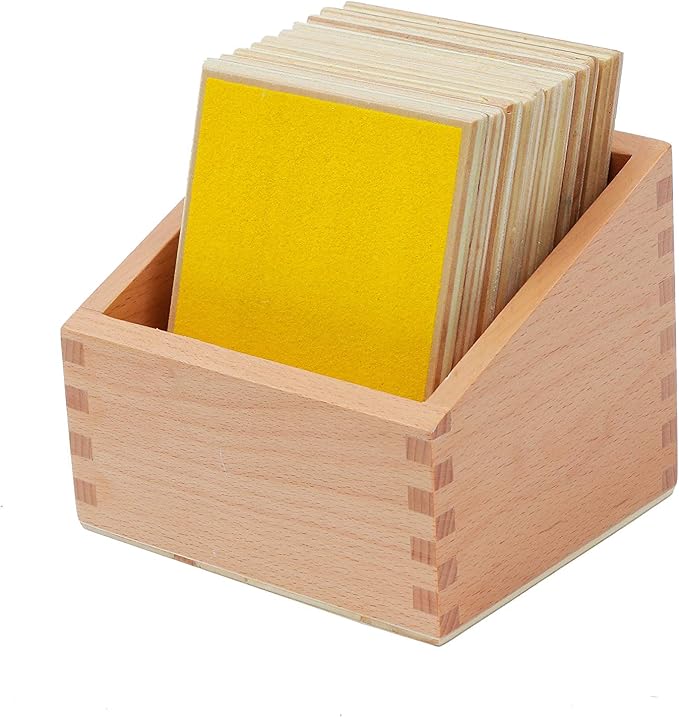 Adena Montessori Touch Tablets - Inspire Sensorial Education and Texture Recognition Sensory Learning and Fine Motor Skills