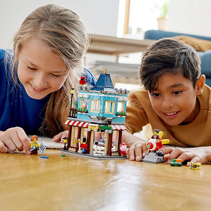 LEGO Creator 3in1 Townhouse Toy Store 31105, Cool Buildable Toy for Kids Building Kit (554 Pieces)