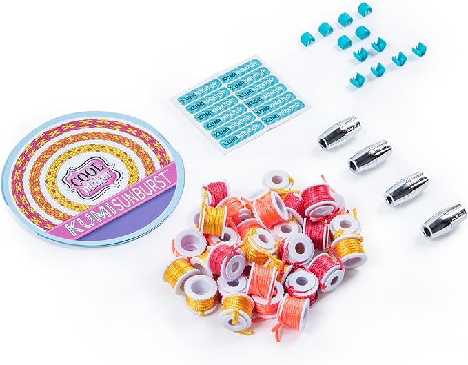Cool Maker, KumiKreator Bead & Braider Friendship Necklace and Bracelet Making Kit, Arts & Crafts Kids Toys for Girls Ages 8 and up