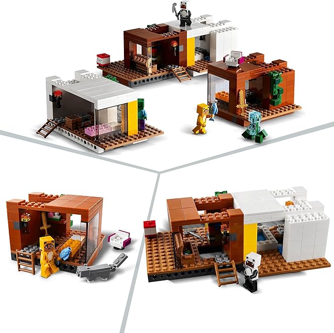 LEGO Minecraft The Modern Treehouse 21174 Giant Treehouse Building Kit Playset; Fun Toy for Minecraft-Gaming Kids; New 2021 (909 Pieces)