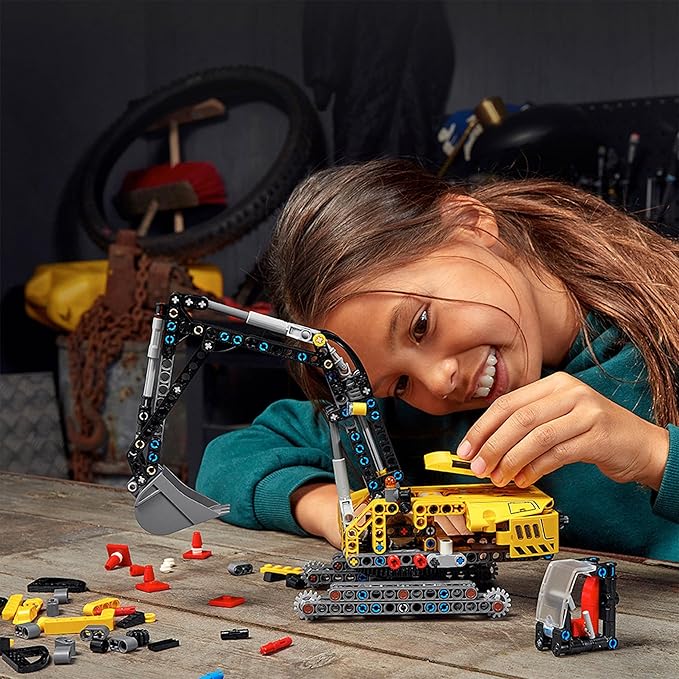 LEGO® Technic Heavy-Duty Excavator 42121 Toy Building Kit; A Cool Birthday;Construction Toys