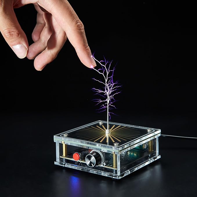 Bluetooth Music Tesla Coil Arc Plasma Speaker Science Experiment Desktop Toy Model Tesla Coil 8