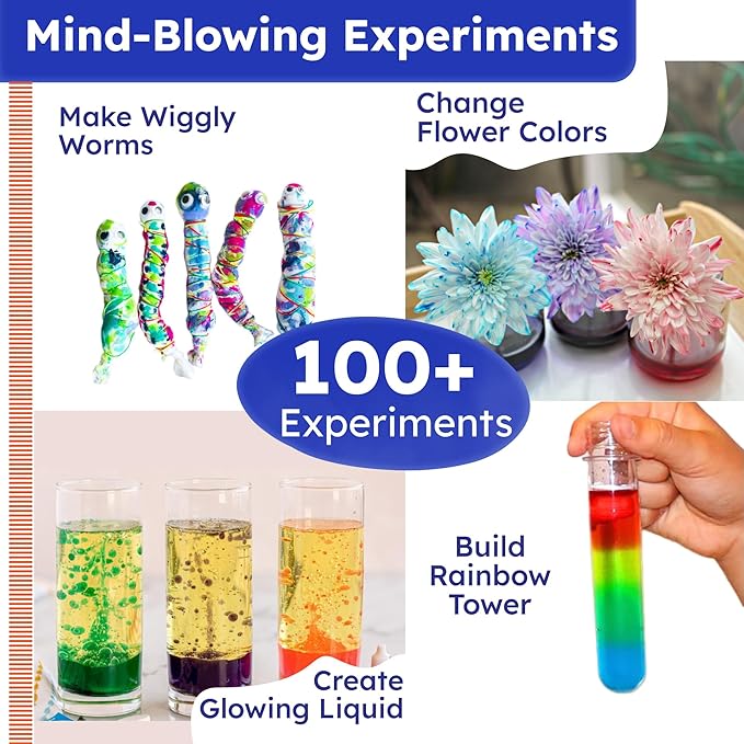 Butterfly Edufields 100+ Science Kits for Kids Age 4-8 | Science Kit Gifts for 6 Year Old Boys & Girls| Science Experiments for Kids 6-8 | Kids Science Kits Age 4-8 | Cool 7 Year Old Gifts