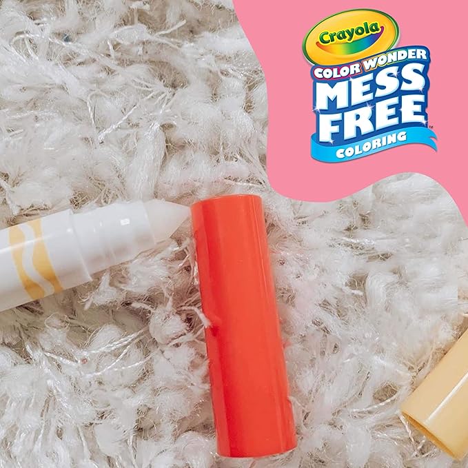 Crayola Baby Shark Color Wonder Travel Activity Pad, Mess Free Coloring, Gift for Kids, 3, 4, 5,