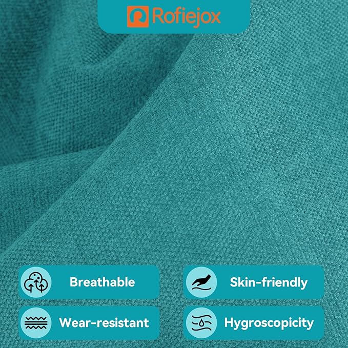 Bench Cushion 36 Inch - Chenille Fabric, High-Density Foam, Non-Slip Bottom, Soft Durable Indoor Tufted Long Seat Cushion for Window Garden Furniture (Sea Blue, 36x14x4 Inch)