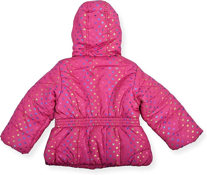 Arctic Quest Little Girls Bib Snow Pants and Ski Jacket Water-Resistant Snowsuit For Kids Winter Jacket For Girls