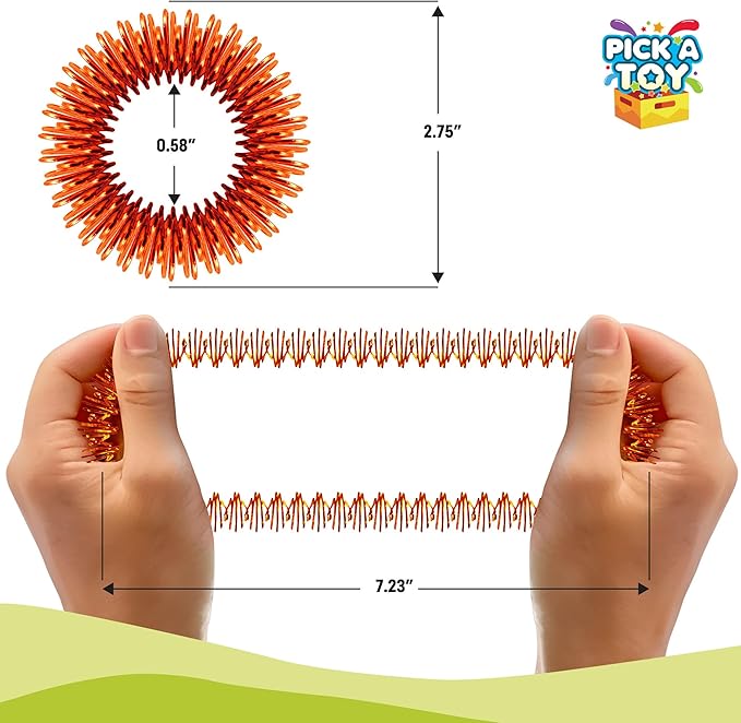 Fidget Sensory Toys Set – 3 Quiet Metal Bracelets for Men, Women, Adults, Teens, and Children 5+ – Sensory Desk Games