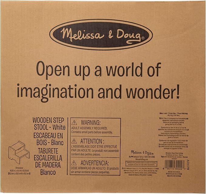 Melissa & Doug Step Stool - White