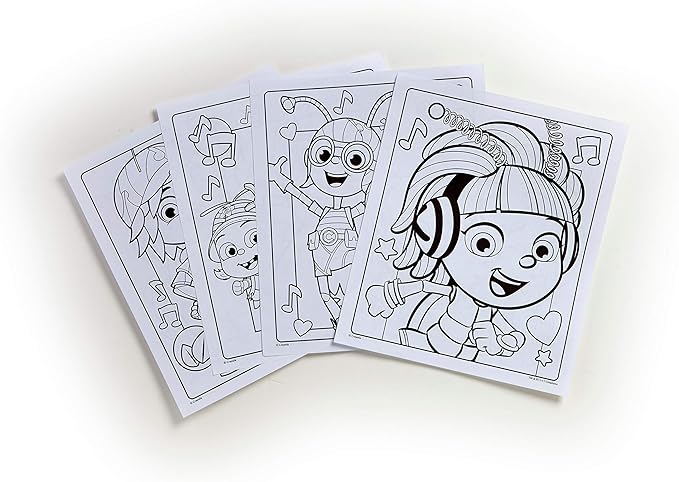 Crayola Beat Bugs Color & Sticker Book, Gift for Kids, Age 3, 4, 5, 6