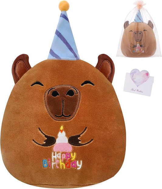 Birthday Gift Capybara Plush Toy - Cuddly Capybara Stuffed Animal Soft Plush, for Kids, 10 Inch