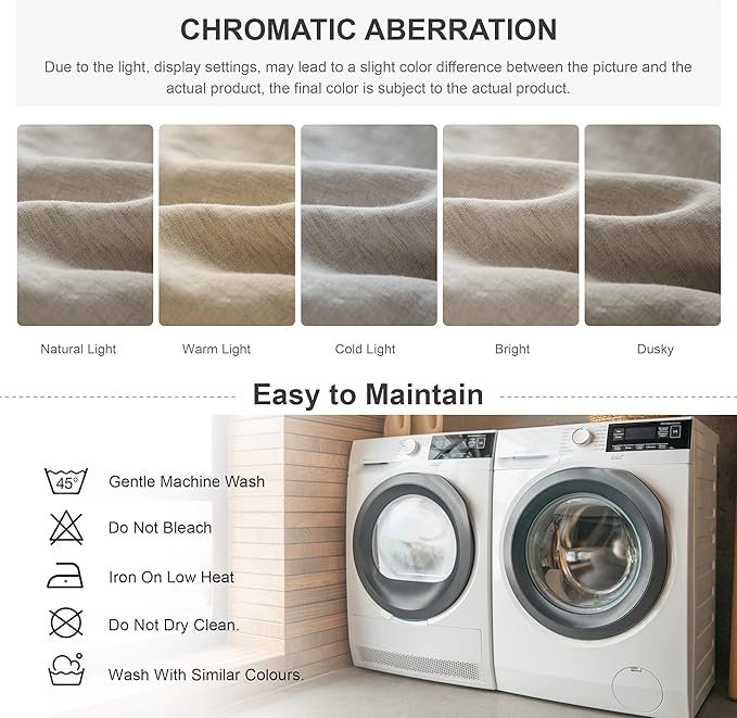 Simple&Opulence 100% Linen Duvet Cover Set, Natural French Flax Ruffle Duvet Cover Twin Size, Breathable Comfy Linen Bedding Comforter Cover with 1 Pillowcase (Natural Linen, 68" X 86")