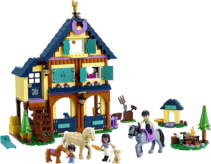 LEGO® Friends Forest Horseback Riding Center 41683 Building Kit; Horse Riding