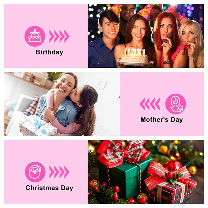 UIXIZQ Mini Makeup Pouch for Purse, Small Cosmetic Bag Pouch Nylon Travel Toiletry Organizers for Women Girls, Cute Zipper Pouch Coin Purse Preppy Storage Bag for School Work(Mini-Bubblegum)