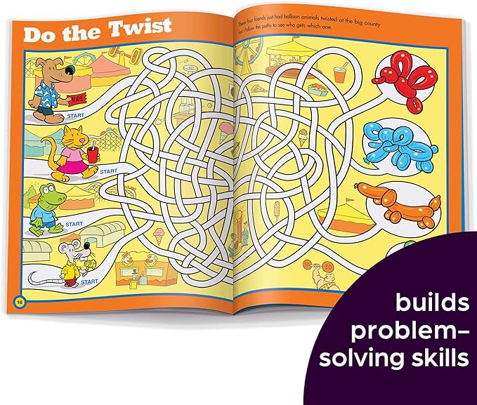 Highlights Amazing Mazes Beginner Maze Books for Kids Ages 3-6, 144 Pages, 2-Pack of Activity Books for Kids, Screen Free Fun and Challenging Mazes for Kids