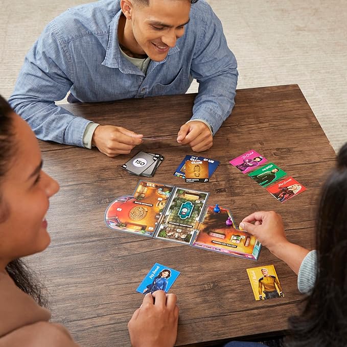 Clue Board Game Robbery at The Museum, Escape Room Game, Murder Mystery Games, Cooperative Family Board Game, 1-6 Players, 10+