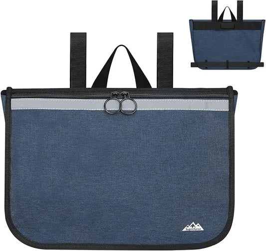 supregear Wheelchair Carry Bag - Accessories Pouch for Rollator, Walkers, Power Wheel Chairs and Knee Scooters - Side Armrest Storage Organizer for Elderly Seniors - Lightweight Portable Travel Tote